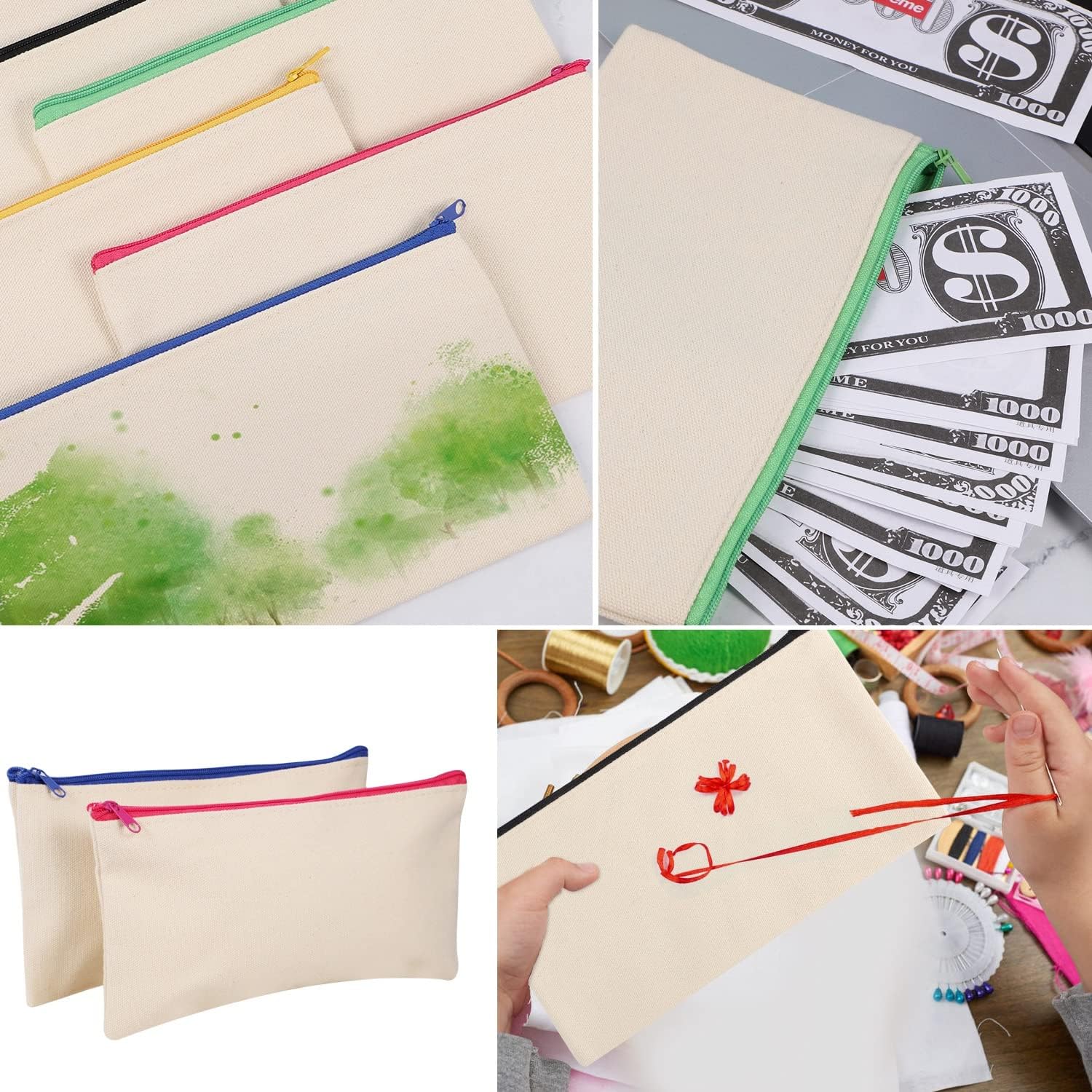 Thumbnail 4 de Yoosso DIY Blanko Stoffbeutel 12x21 cm 🎨