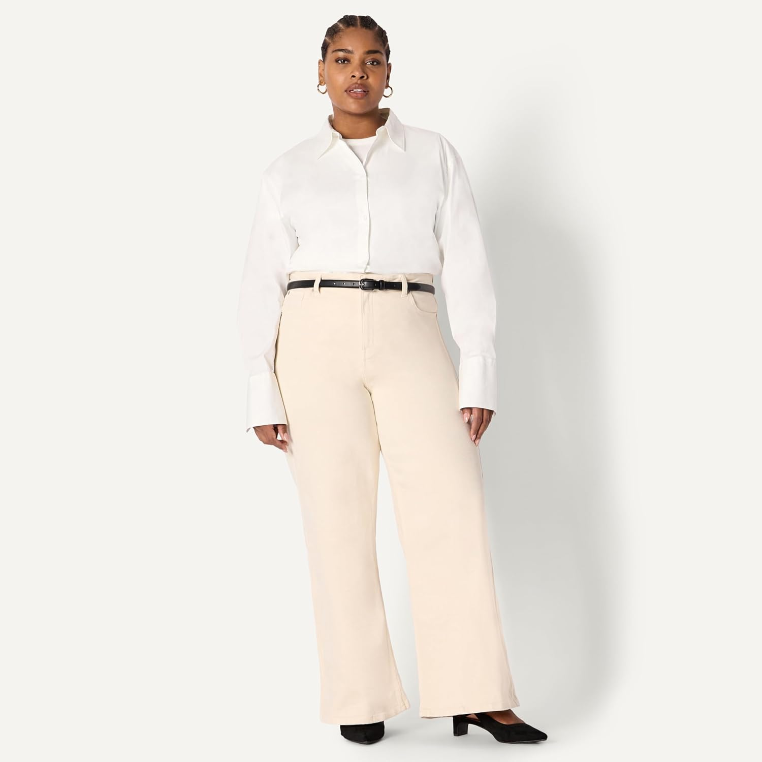 Thumbnail 6 de Amazon Essentials Women’s Oversized-Fit Cotton Stretch Poplin Button-Down Dress Shirt