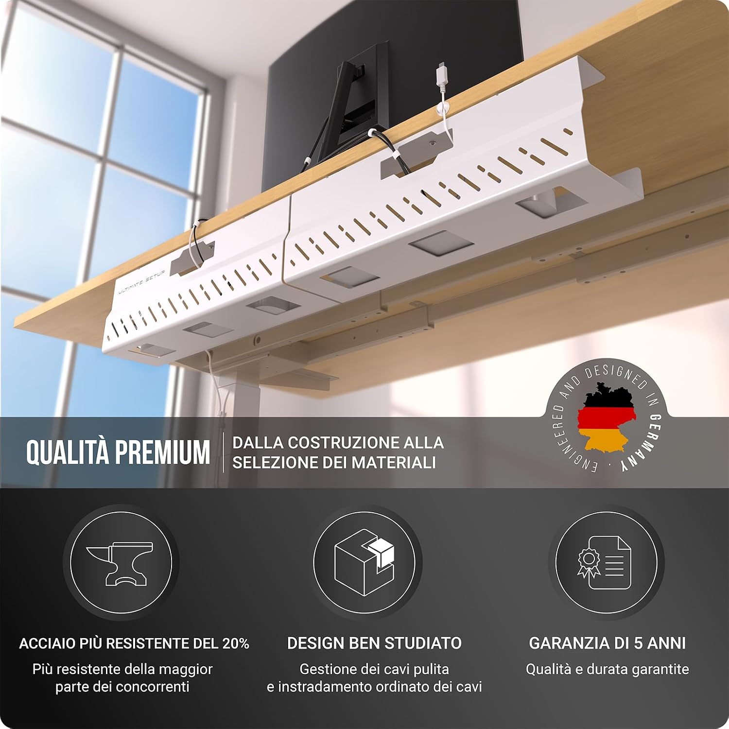 Thumbnail 5 de Ultimate Setup Premio canalina passacavi scrivania