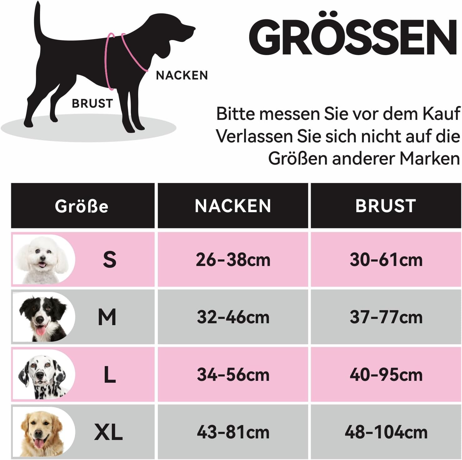 Thumbnail 5 de PHOEPET No Pull Hundegeschirr XL Rot