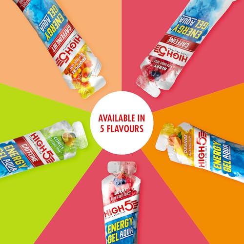 Thumbnail 4 de HIGH5 Energy Gel Aqua for Running & Endurance – Orange, 20 x 66g