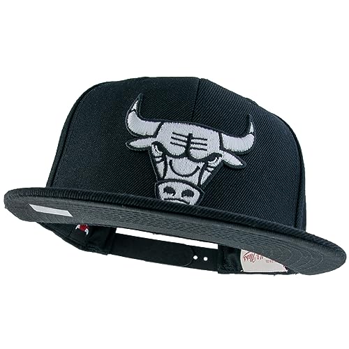 Detalle de Mitchell & Ness Uomo Snapback cap Chicago Bulls – Black & White