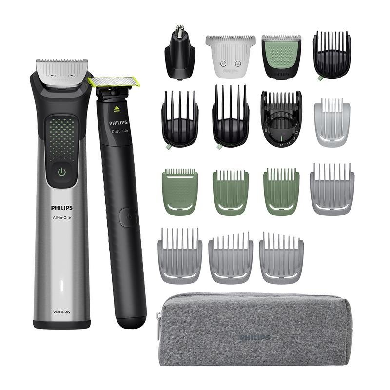 Detalle 2 de Cortapelos Multifunción Philips MG9558/15 Inalámbrico: libertad, precisión y cuidado familiar