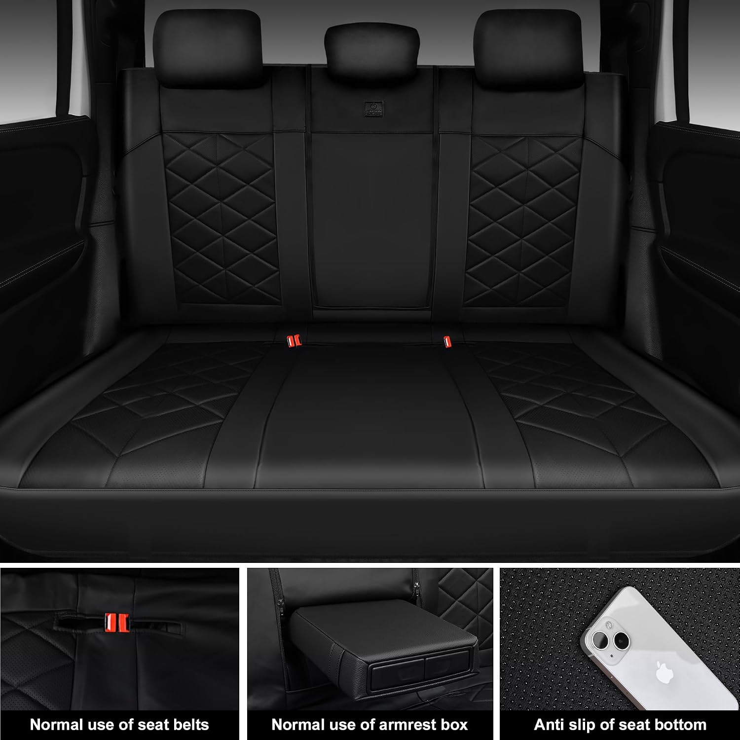 Detalle 2 de Car Pass Nappa leather waterproof seat covers