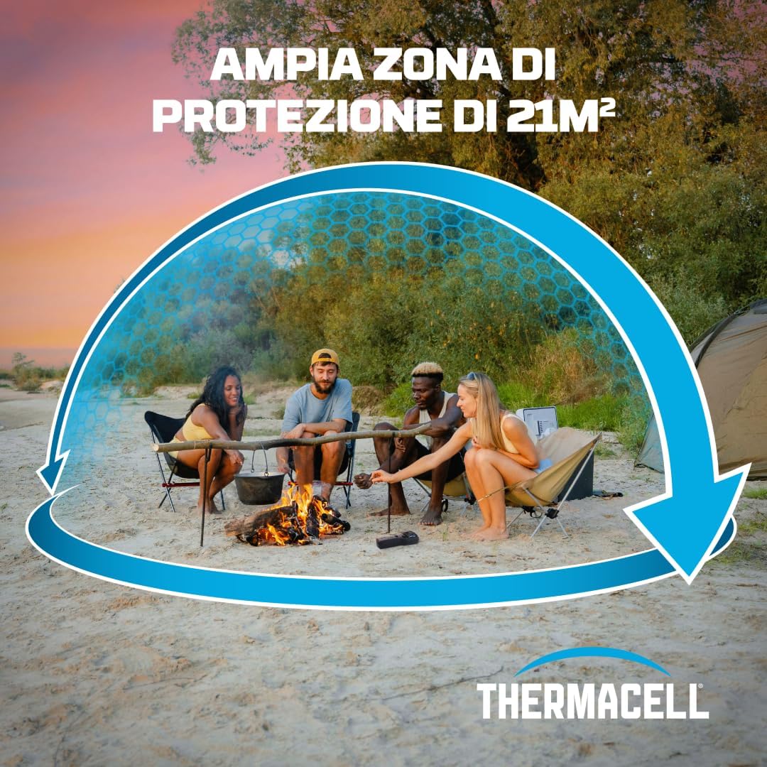 Thumbnail 6 de Thermacell Repellente Antizanzare Portatile – Zona di protezione 21 m², Senza DEET, Blu Notte