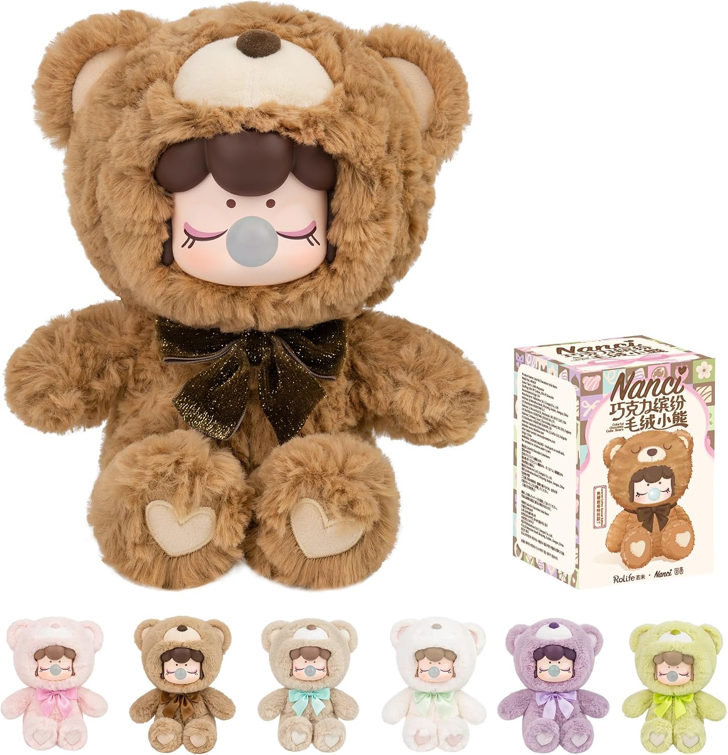 Detalle de Rolife Nanci Cutie Bear Collectible Plush Toy
