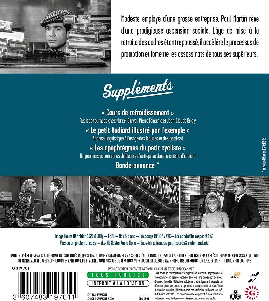 Thumbnail 1 de Gaumont Carambolages Blu-ray