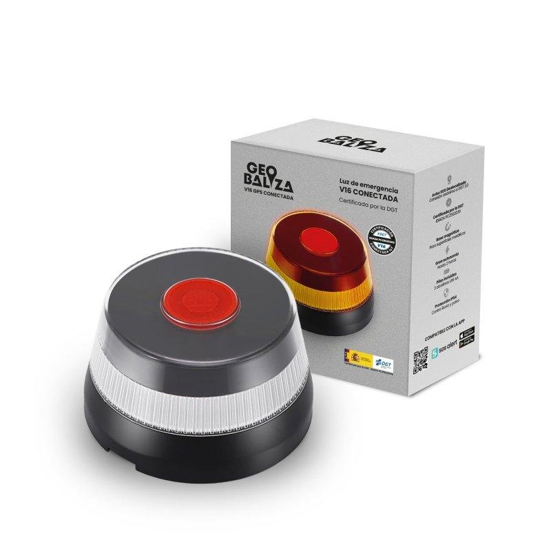 Detalle de Baliza Geobaliza V16 GPS Conectada LED – Visibilidad y alertas para emergencias