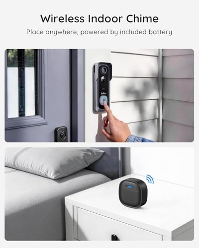 Thumbnail 7 de BOIFUN 2K Video Doorbell Camera Wireless: 2K 3MP, No Monthly Fee, 166° View