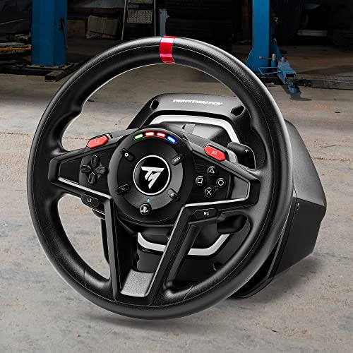 Detalle de Thrustmaster T128 Force Feedback Volante y Pedalier – PS y PC