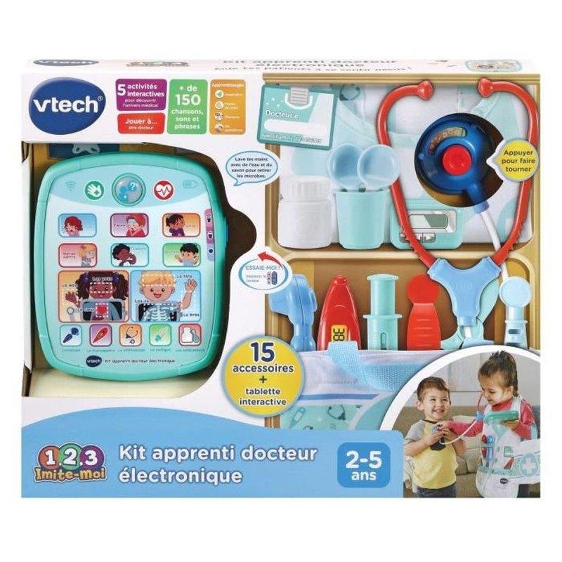 Detalle 2 de Kit de Juego Médico Electrónico VTech con Tableta Interactiva y 15 Accesorios