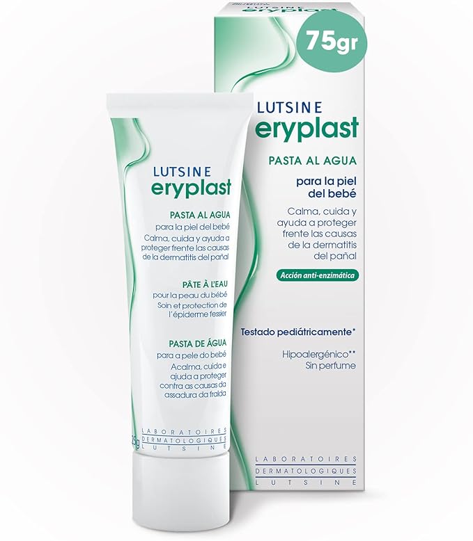 Detalle de Eryplast Pasta al Agua 75 g 🧴 Crema Protectora para Bebé