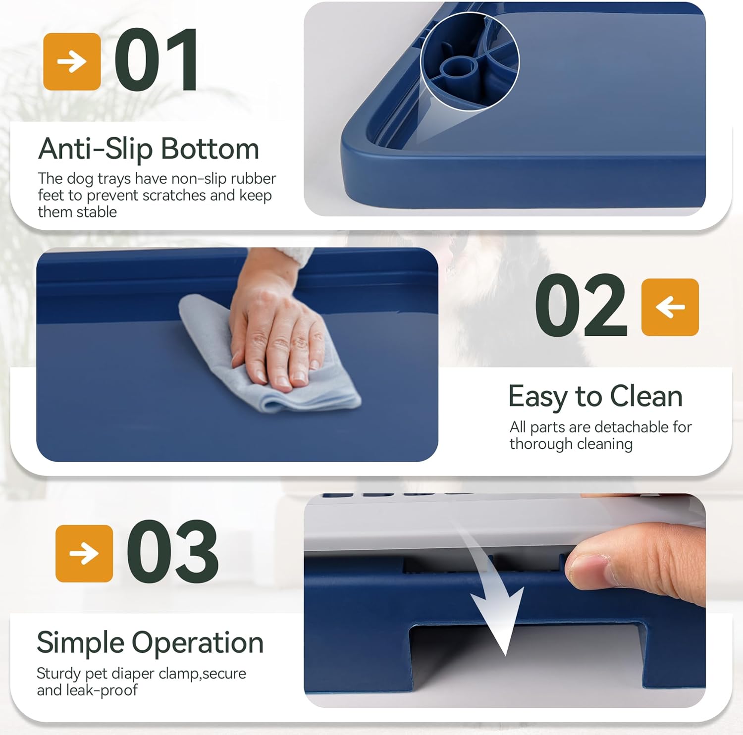 Thumbnail 6 de Pawise dog potty training tray 50 x 39 cm