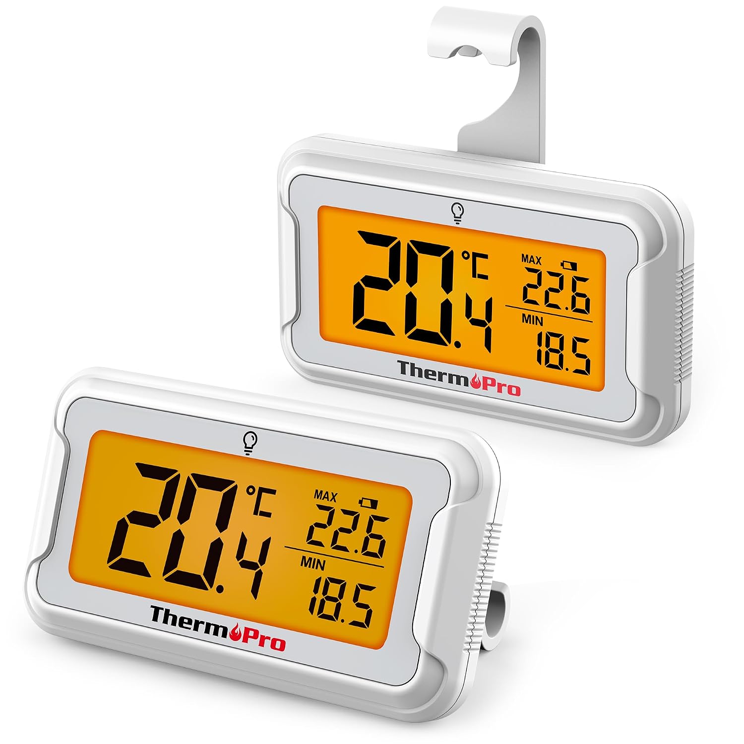 Detalle de ThermoPro Termómetro para frigorífico 2 unidades