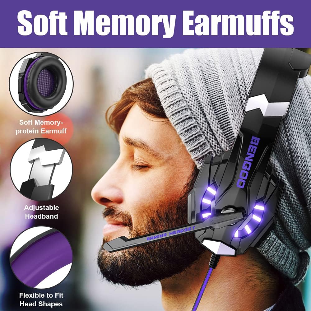 Detalle de BENGOO G9000 Gaming Headset 40mm