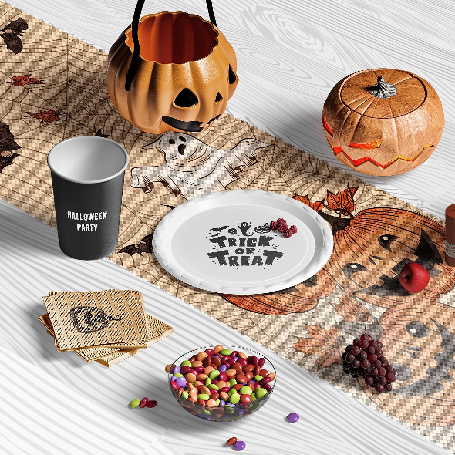 Thumbnail 3 de OHOME Halloween Table Runner Polyester