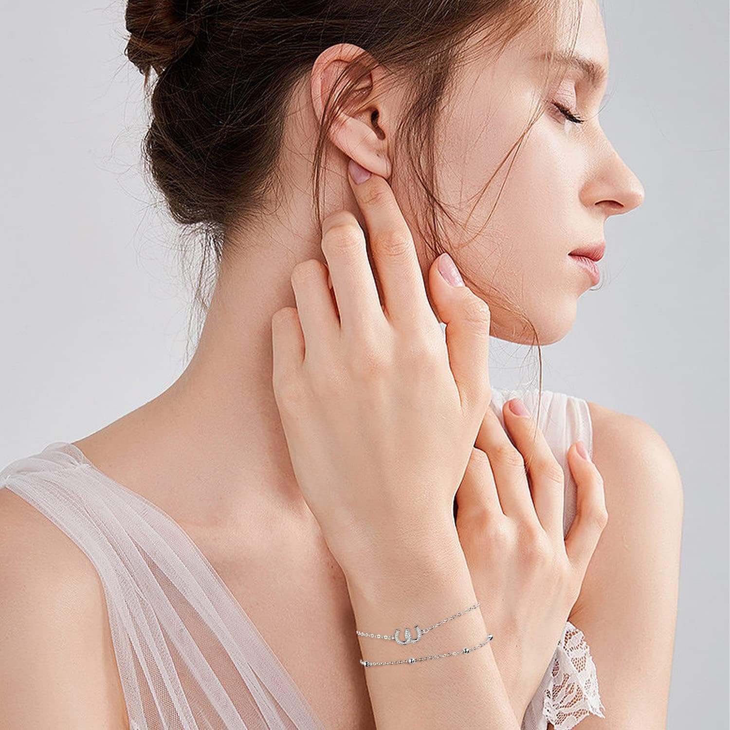 Thumbnail 3 de J.MUEN Damen Armband Silber 925 – Vielseitiges Schmuckstück für Mama, Ehefrau oder Freundin