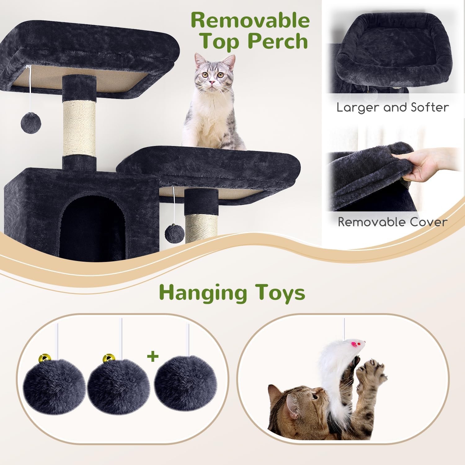 Detalle 2 de Globlazer Cat Tree, 76in