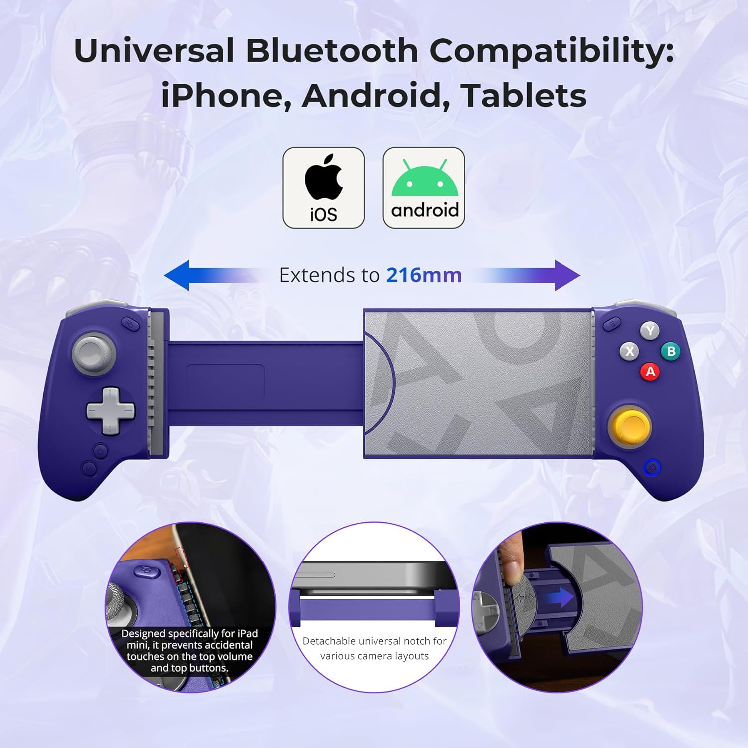 Detalle 2 de abxylute S8 Gaming Controller 216 mm