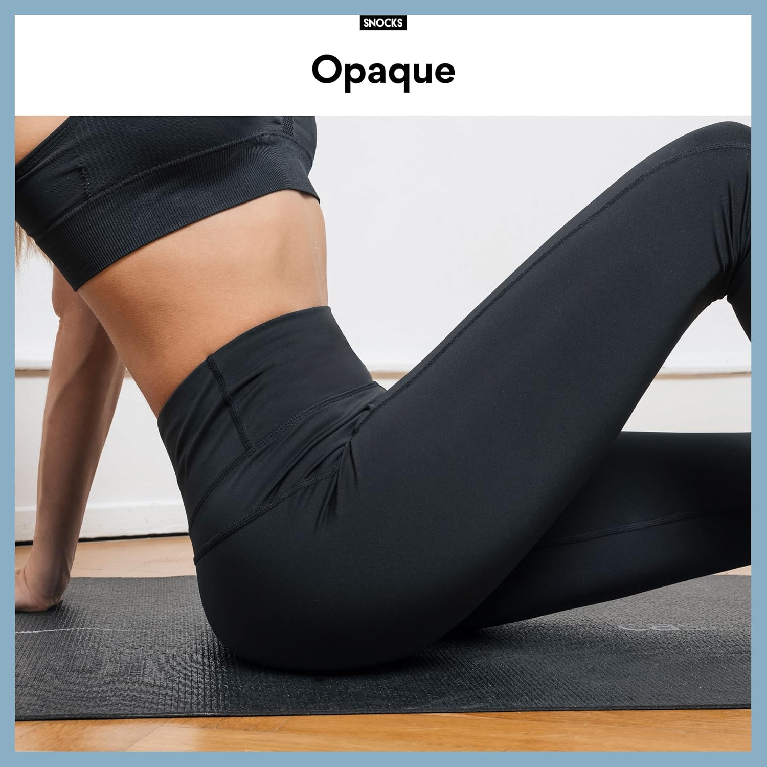 Detalle de Snocks Legging Femmes - Pantalon de Sport Taille Haute pour Yoga et Pilates