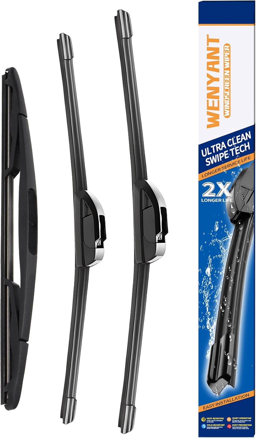 Detalle de Wenyant 15"/15"/13" Windshield Wipers (Set of 3) for Jeep Wrangler 2007-2018