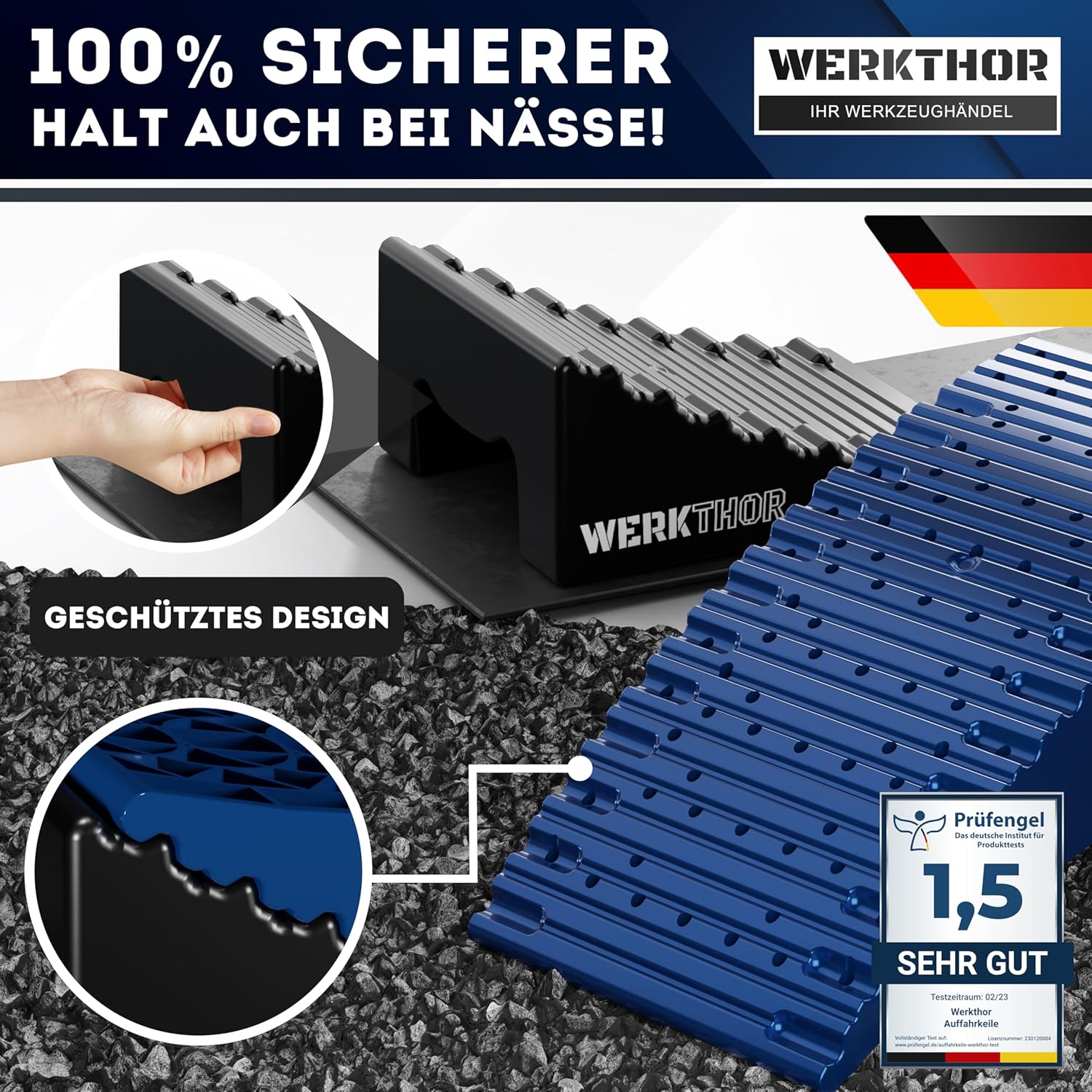 Thumbnail 3 de WERKTHOR Auffahrkeile 2er Set