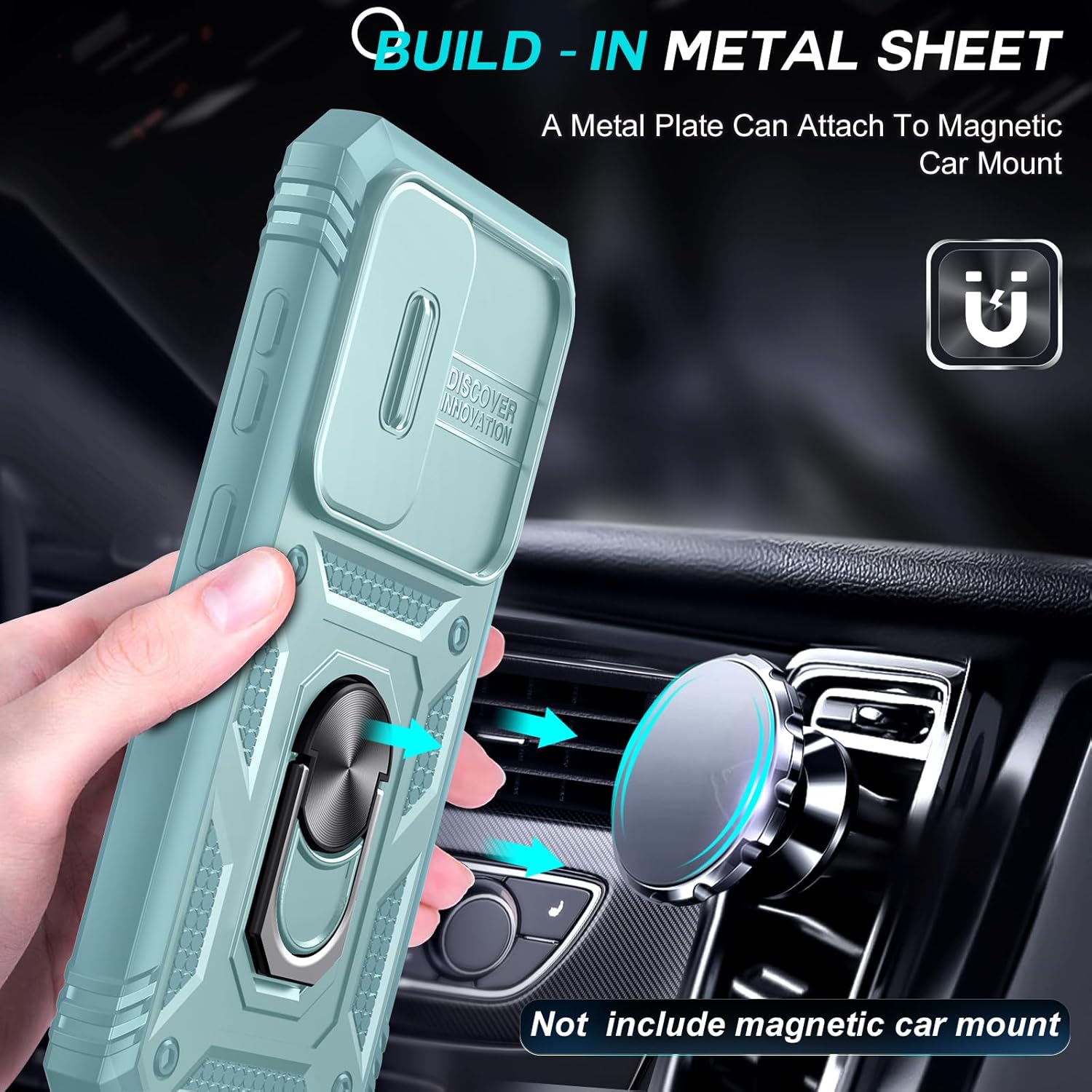 Thumbnail 4 de LeYi Samsung S23 Case with Ring Kickstand