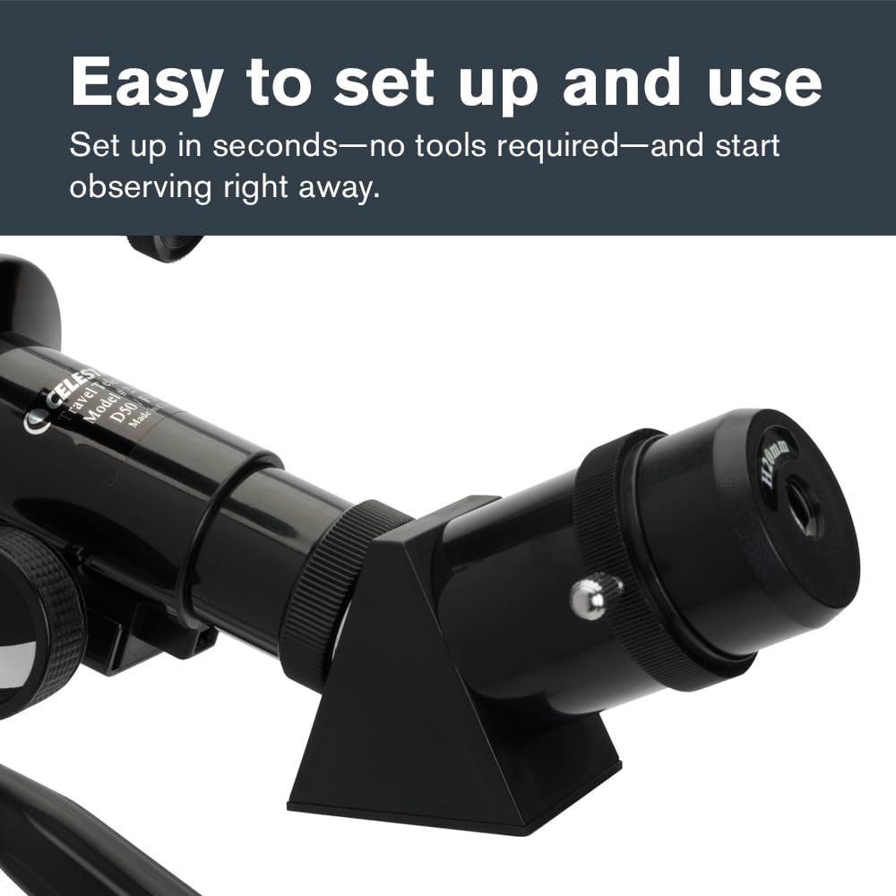 Thumbnail 1 de Celestron Travel Scope 50 Kit: telescopio rifrattore portatile con zaino e accessori