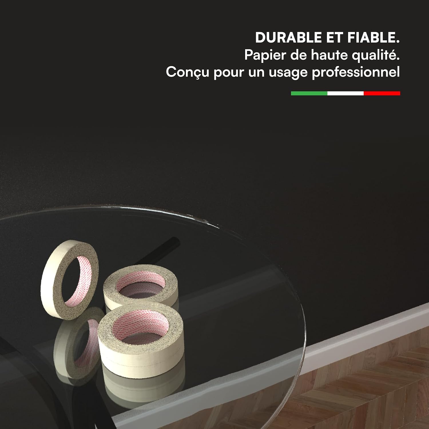 Thumbnail 1 de DNK TRADE 16 rouleaux de ruban de masquage en papier 19 mm x 50 m