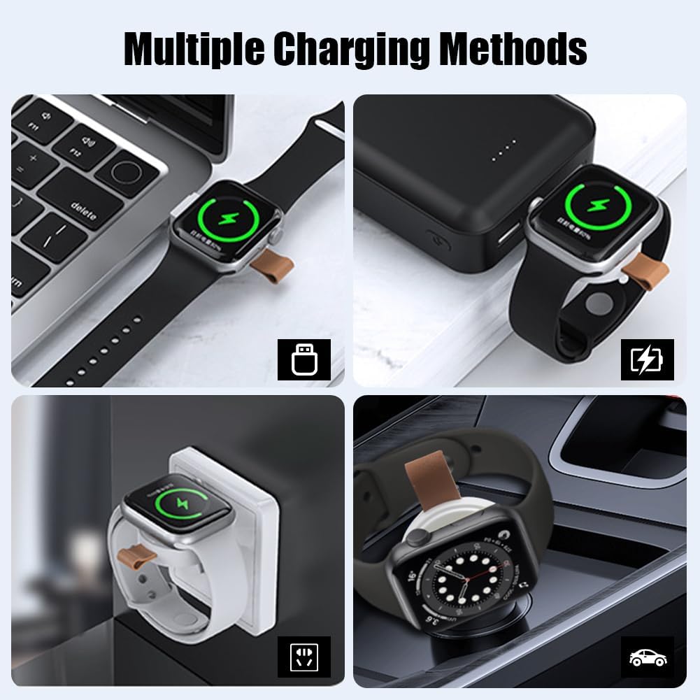 Thumbnail 5 de Flintronic Wireless Charger for Apple Watch (USB-C) – Travel-Friendly Magnetic iWatch Charger