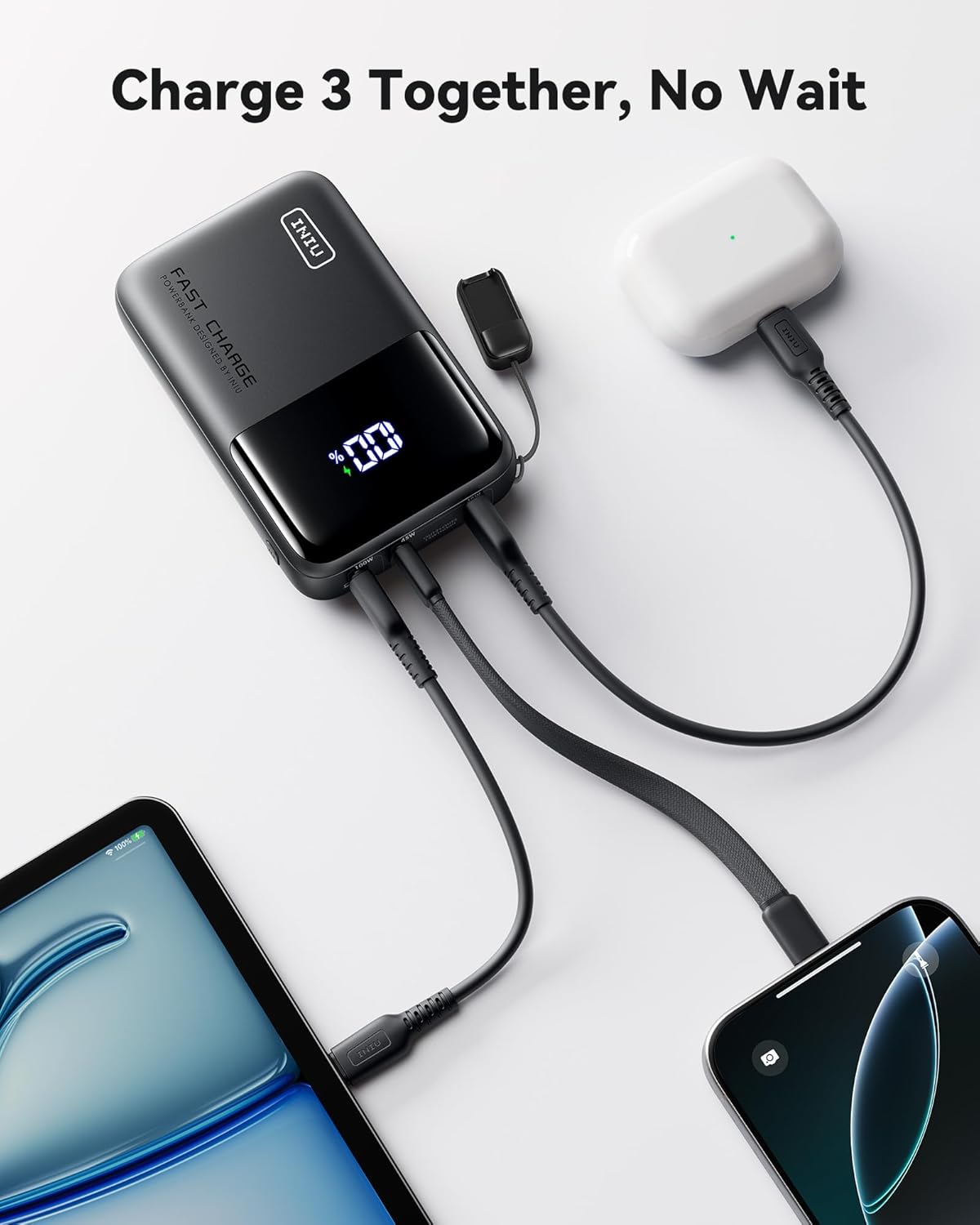 Thumbnail 5 de INIU 100W 25000mAh Portable Charger for Laptop