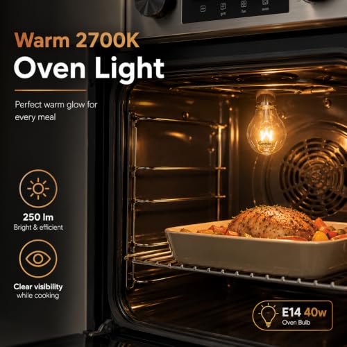 Detalle de Genie E14 SES Pygmy Oven Bulbs 40W 230V – Pack of 2 (Oven Rated 300°C)