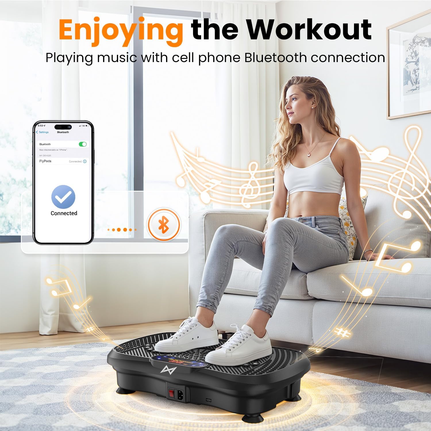 Detalle 2 de AXV Vibration Plate Fitness Platform