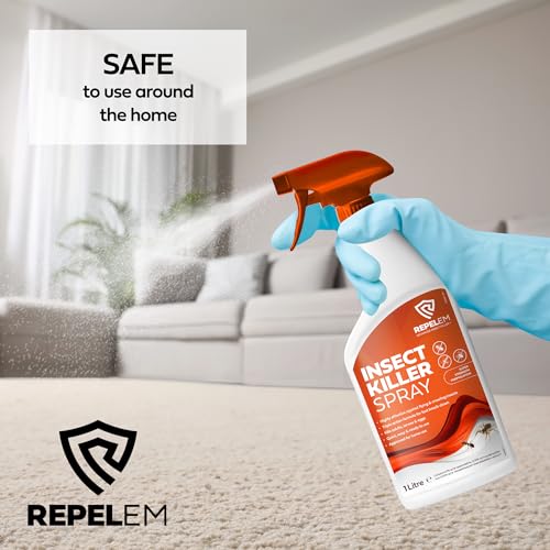 Thumbnail 1 de REPELEM Insect Killer Spray - Professional Strength 1L for Flying & Crawling Insects