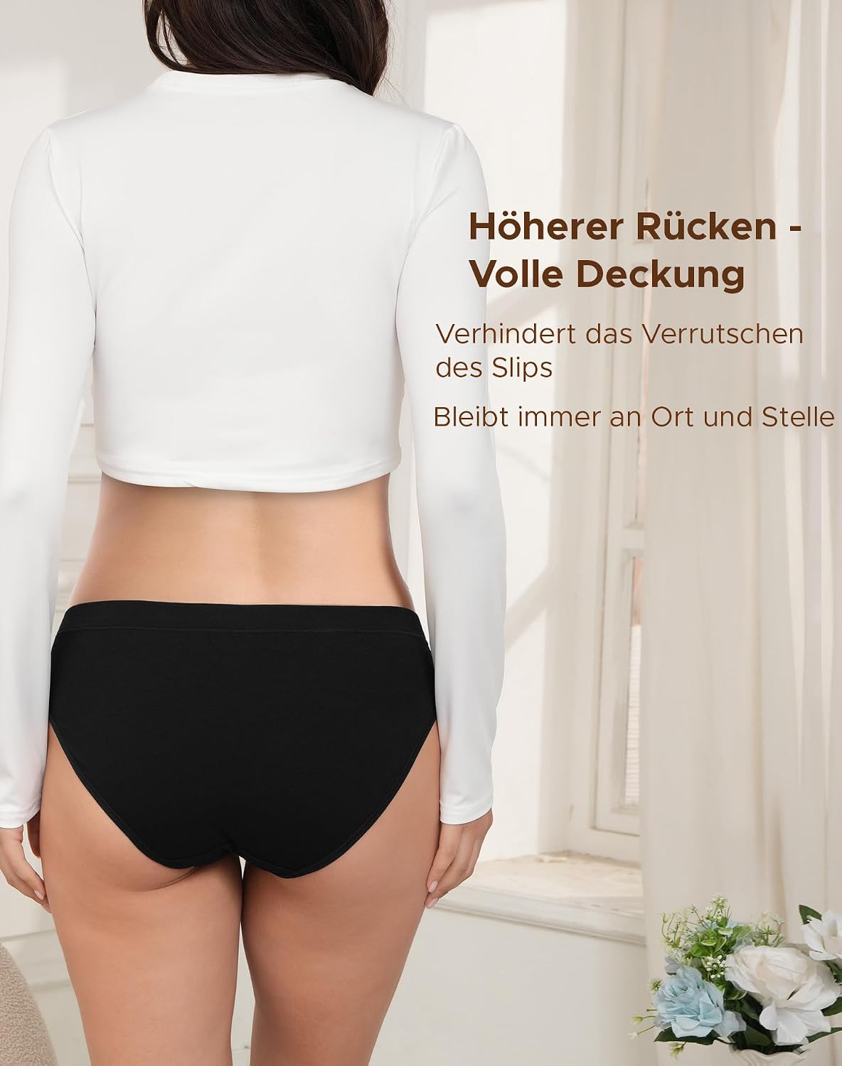 Detalle de INNERSY Umstandsunterhosen 5er Pack 🩲