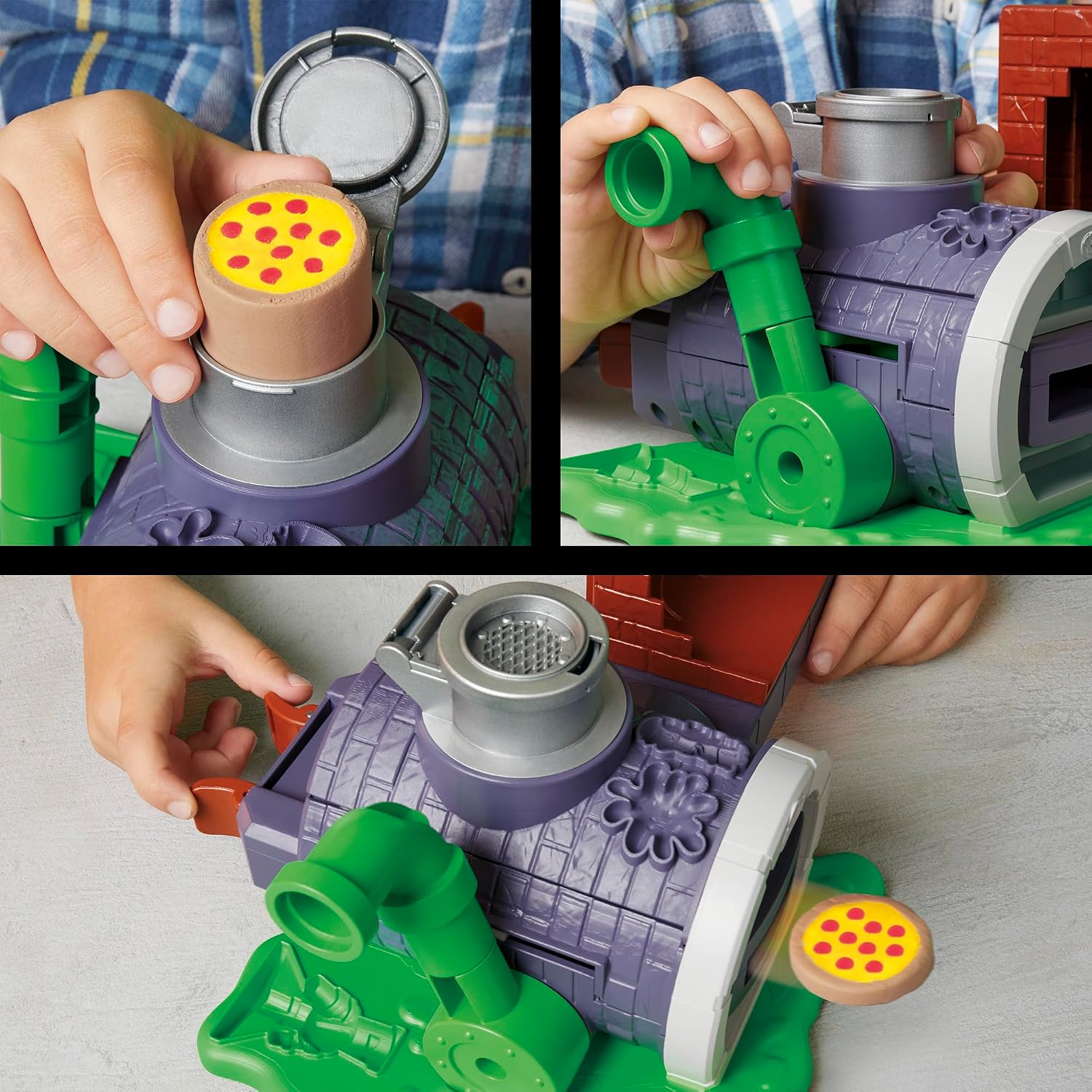 Detalle de Play‑Doh Teenage Mutant Ninja Turtles Pizza Spielset 142 g 🍕