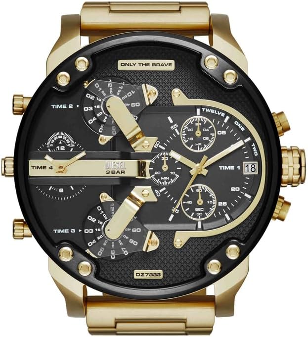 Thumbnail 6 de Diesel Mr. Daddy: orologio da uomo con movimento multifunzione, cinturino intercambiabile in silicone, acciaio o pelle
