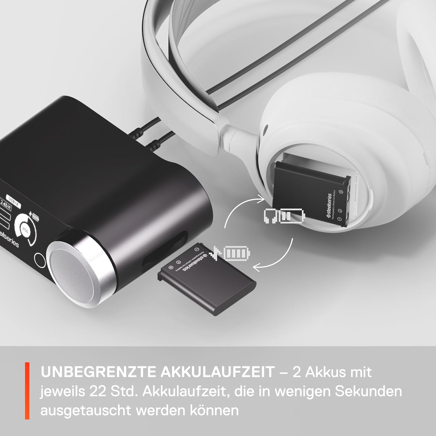 Thumbnail 4 de SteelSeries Arctis Nova Pro Wireless Xbox Headset – kabellose Gaming-Qualität mit 2-Akku-System