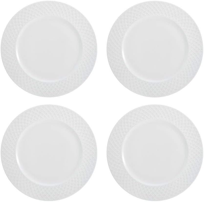Thumbnail 1 de Mikasa Trellis 16-Piece Bone China Dinnerware Set in White (Plates, Bowls, and Mugs)
