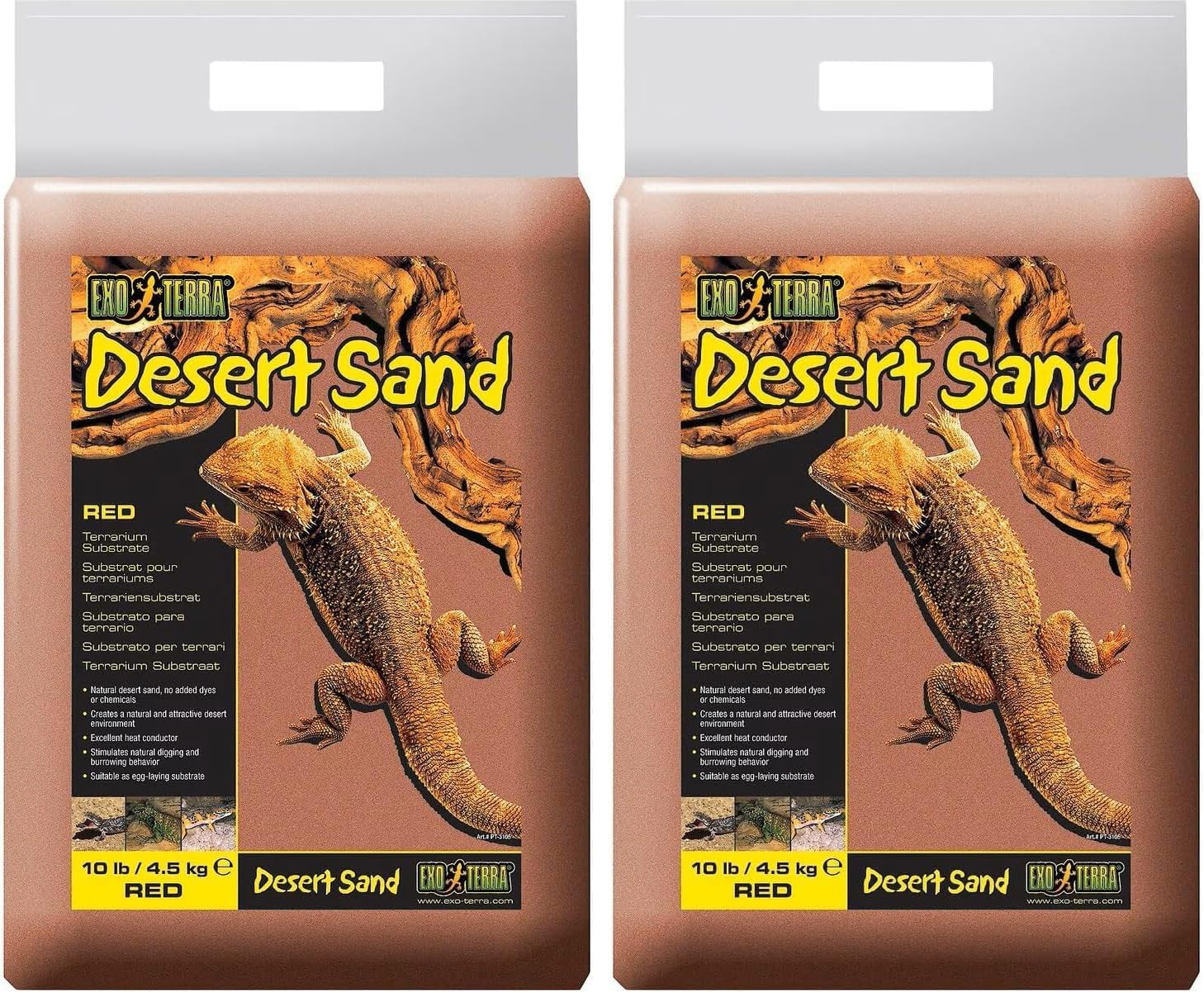 Thumbnail 5 de Exo Terra Desert Sand 4.5 Kg reptile substrate 🐍