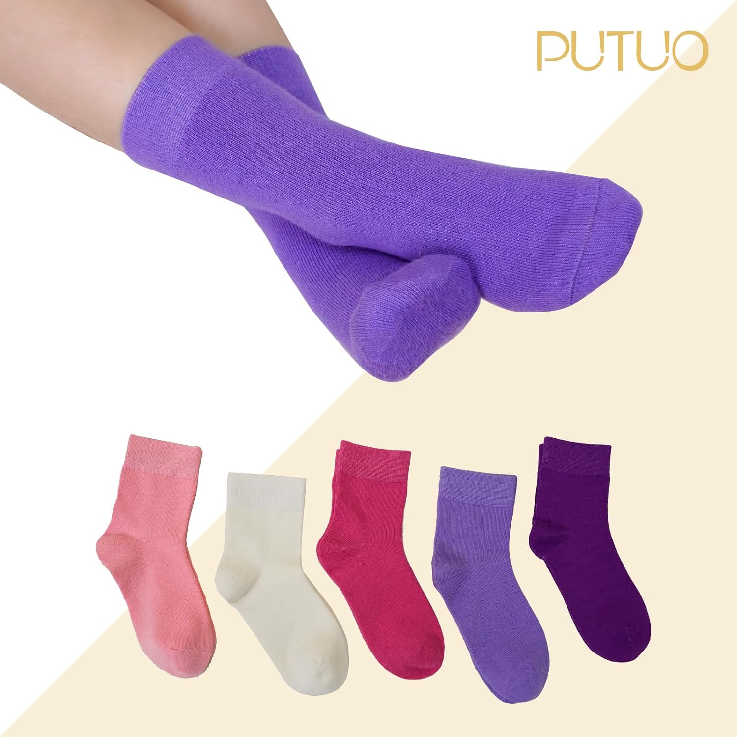 Detalle 2 de Kinder Socken Bambusviskose 5 Paar