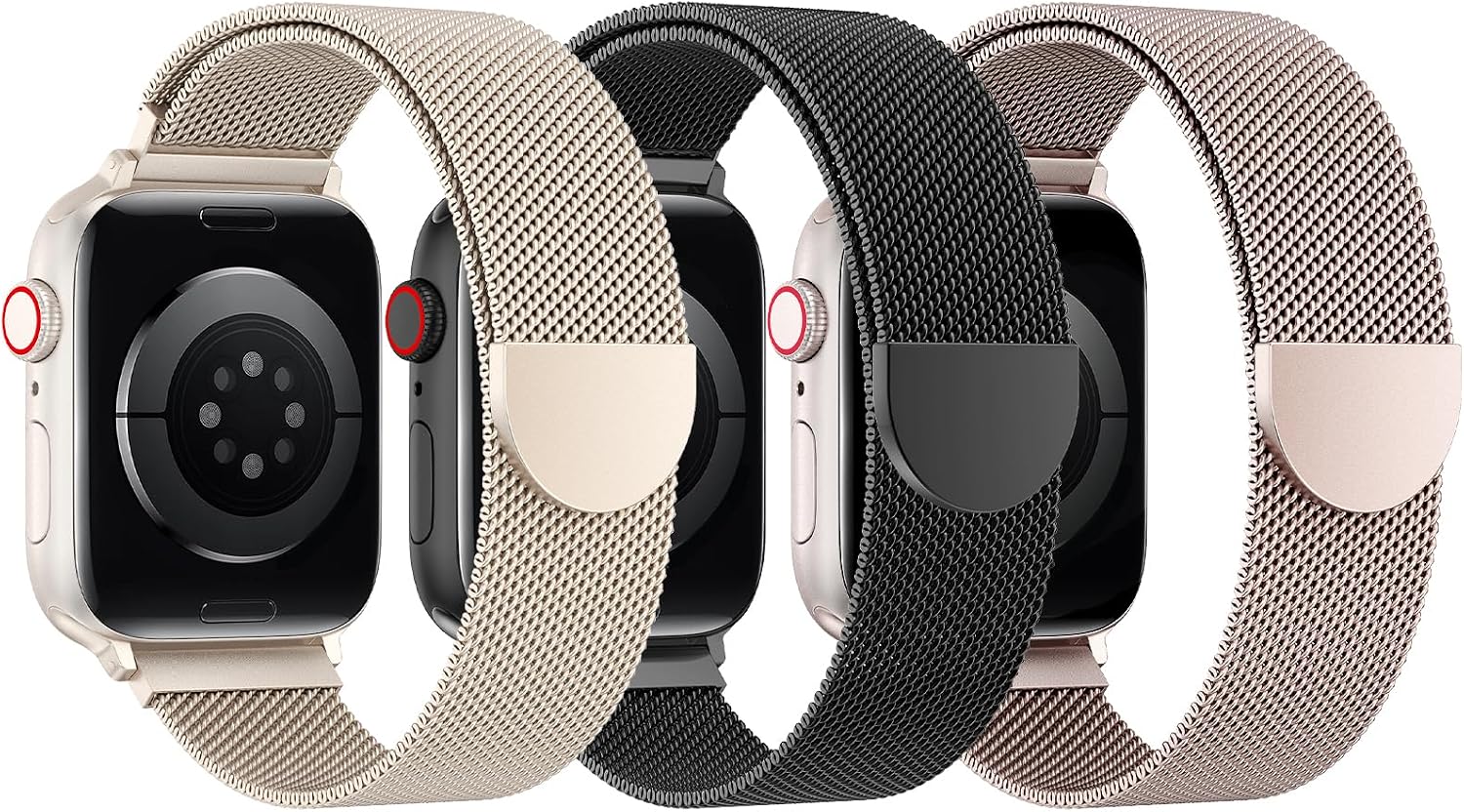 Detalle de BELONGME Mesh Magnetic Strap 3-Pack 40mm