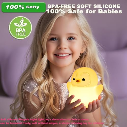 Detalle de DREAMING MY DREAM Penguin Night Light 2-level ๐