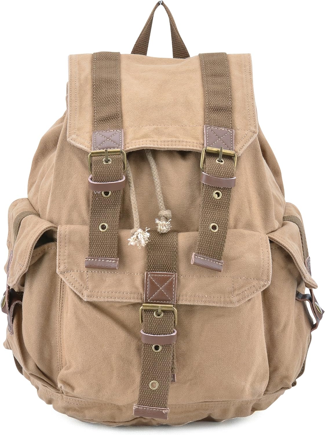 Thumbnail 1 de Gootium Canvas Backpack – Vintage Outdoor Rucksack Travel Day Pack (30L)