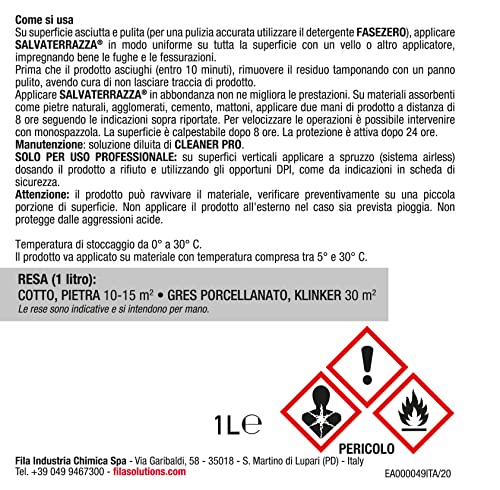 Detalle 2 de FILA Salvaterrazza Impermeabilizzante Terrazzi Balconi – 1L
