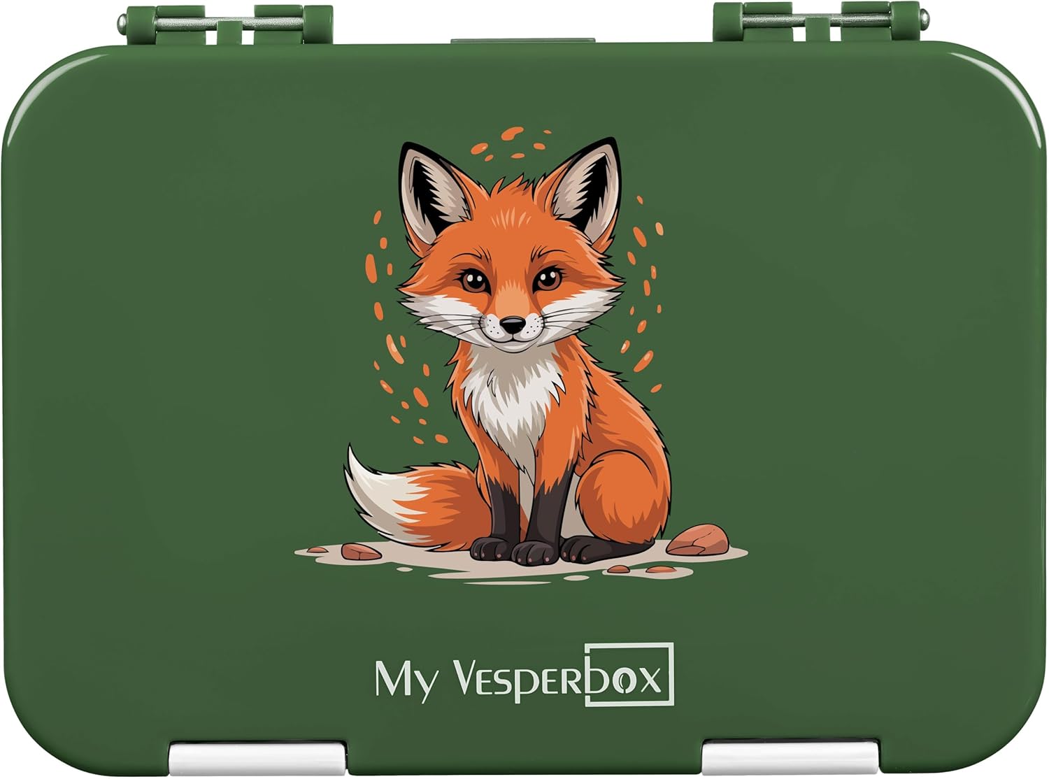 Thumbnail 1 de My Vesperbox Len – Bento Box für Kinder, 4+2 Fächer, bruchsicher & vakuumisoliert, dunkelgrün