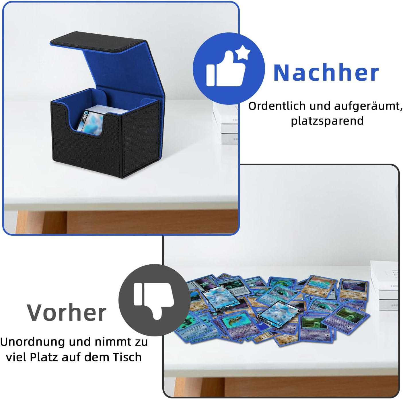 Thumbnail 6 de Tolesum Card Deck Box für MTG & Commander – Sammelkartenbox mit magnetischem Verschluss (für 100+ Karten, horizontal)