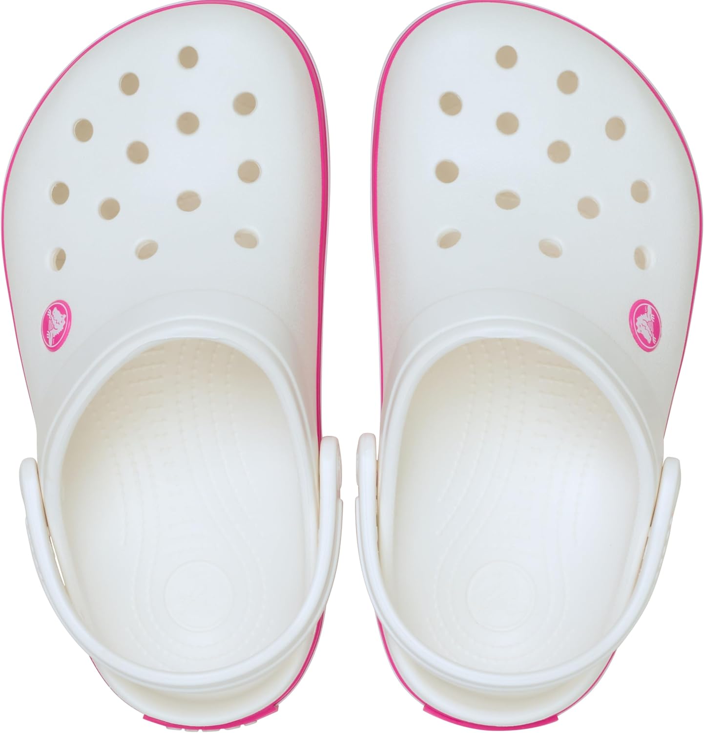 Thumbnail 3 de Crocs Unisex Kinder Crocband Clog K Clog – White/Pink Crush, EU 29/30