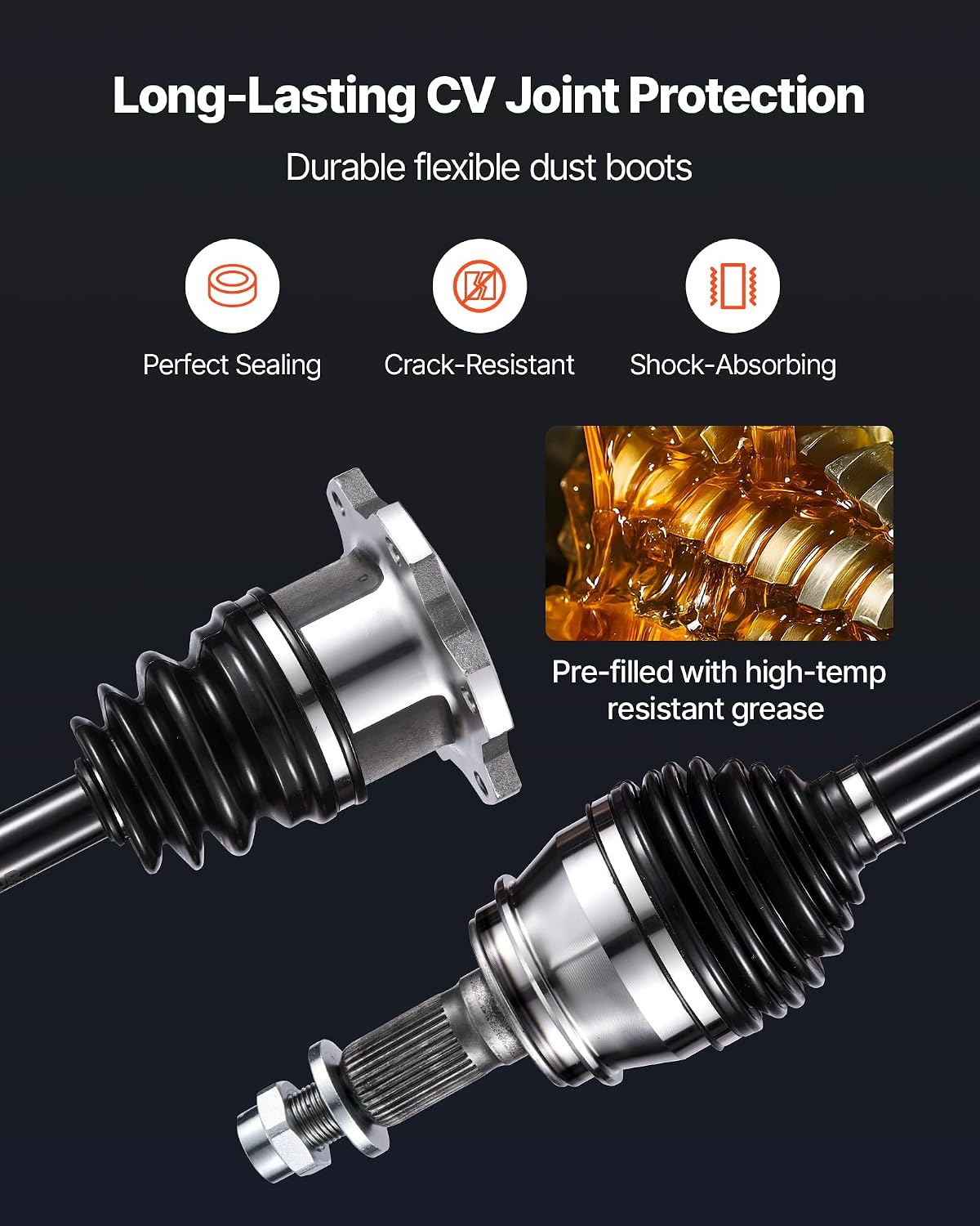 Detalle 2 de VEVOR CV axle assembly for 1999–2006 Chevrolet Silverado 1500