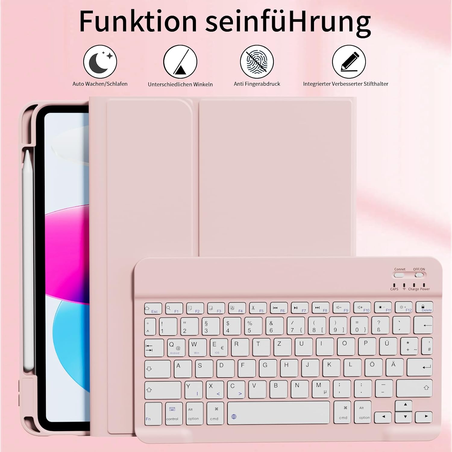Detalle de iPad 10 11 Tastaturhülle 400 mAh Soft TPU